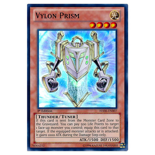 Yu-Gi-Oh! - Hidden Arsenal 6 - Omega Xyz - Vylon Prism (Super Rare) HA06-EN007