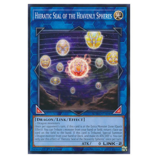 Yu-Gi-Oh! - Structure Deck - Blue-Eyes White Destiny - Hieratic Seal of the Heavenly Spheres (Common) SDWD-EN040
