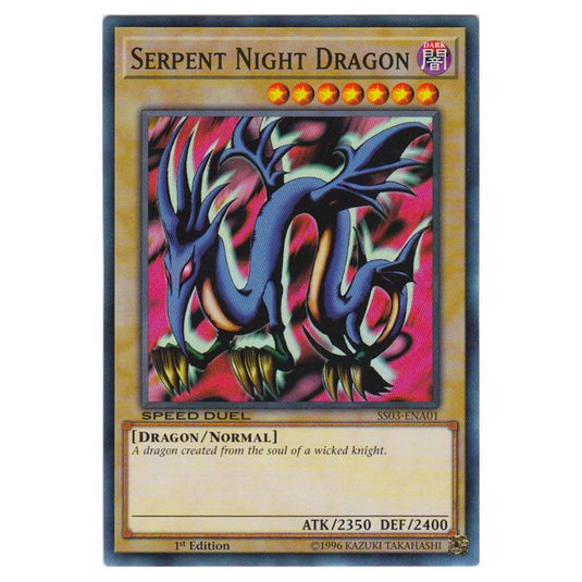 Yu-Gi-Oh! - Speed Duel Starter Decks - Ultimate Predators - Serpent Night Dragon (Common) SS03-ENA01