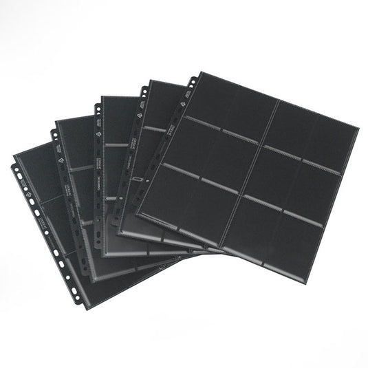 Gamegenic - Sideloading 24-Pocket Pages 10 pcs pack Black