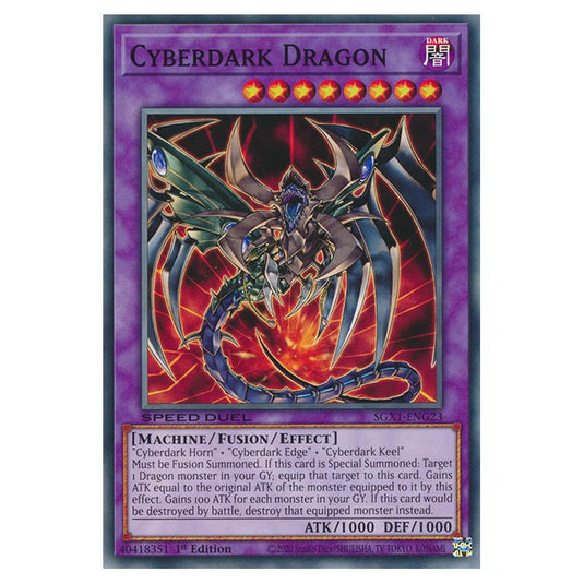 Yu-Gi-Oh! - Speed Duel GX - Duel Academy Box - Cyberdark Dragon (Common) SGX1-ENG23