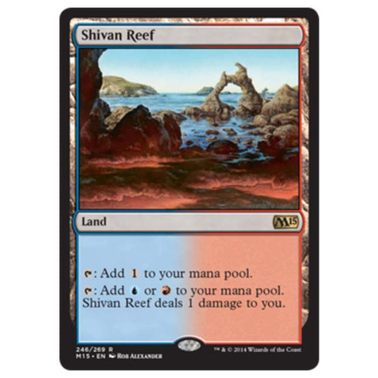 Magic the Gathering - M15 Core Set - Shivan Reef - 246/269