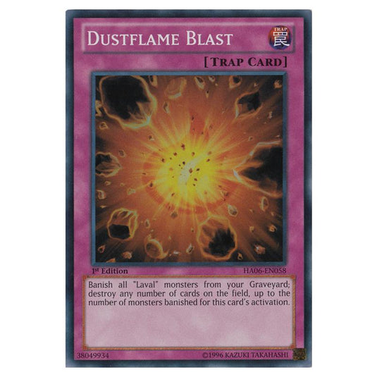 Yu-Gi-Oh! - Hidden Arsenal 6 - Omega Xyz - Dustflame Blast (Super Rare) HA06-EN058