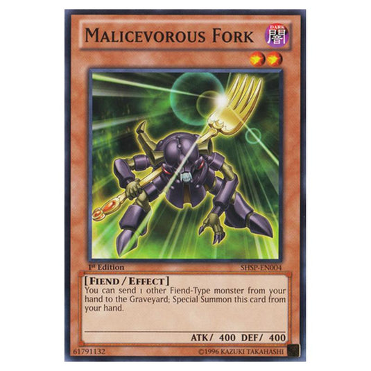 Yu-Gi-Oh! - Shadow Specters - Malicevorous Fork (Common) SHSP-EN004