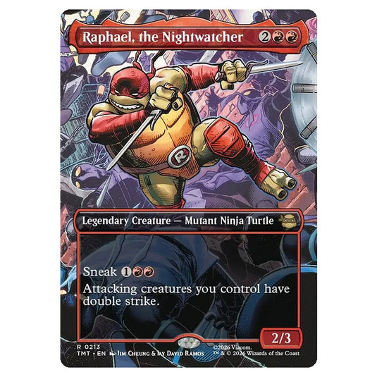 Magic The Gathering - Teenage Mutant Ninja Turtles - Raphael, the Nightwatcher - 0213