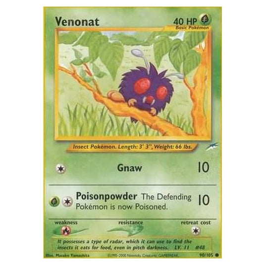 Pokemon - Neo Destiny - Venonat - 090/105