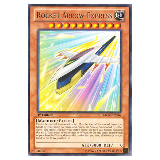 Yu-Gi-Oh! - Galactic Overlord - Rocket Arrow Express (Rare) GAOV-EN016