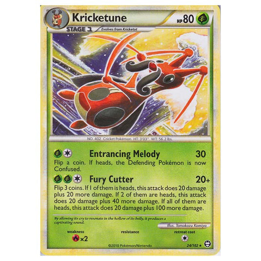 Pokemon - HGSS - Triumphant - Kricketune 24/102