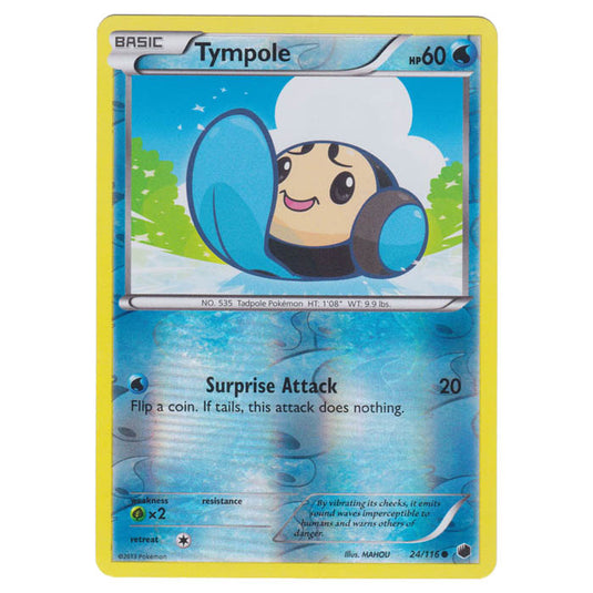 Pokemon - Black & White - Plasma Freeze - (Reverse Holo) Tympole - 24/116