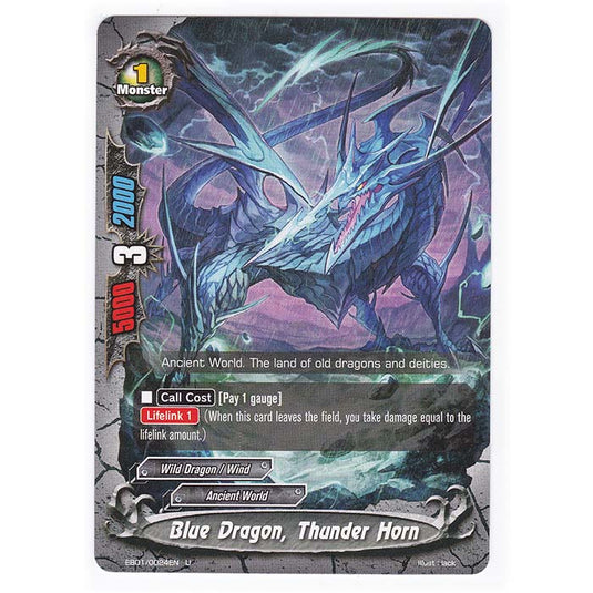 Future Card Buddyfight - Immortal Entities - Blue Dragon, Thunder Horn - 24/48