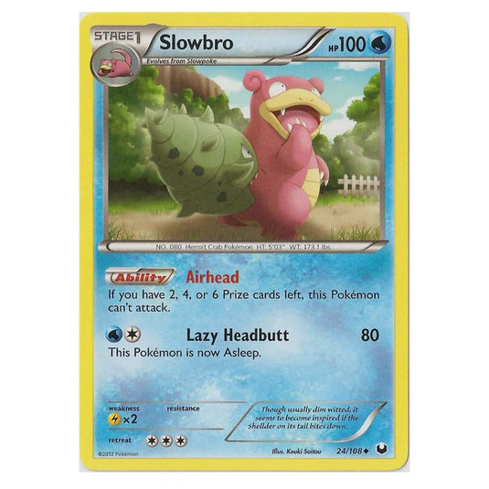 Pokemon - Black & White - Dark Explorers - Slowbro - 24/108