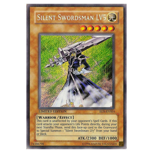 Yu-Gi-Oh! - Elemental Energy - Special Edition - Silent Swordsman LV5 (Secret Rare) EEN-ENSE4