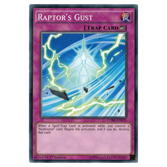 Yu-Gi-Oh! - Clash of Rebellions - Raptor's Gust (Common) CORE-EN070
