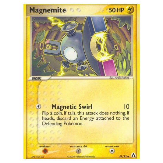 Pokemon - EX Legend Maker - Magnemite - 59/92
