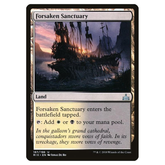Magic The Gathering - Rivals Of Ixalan - Forsaken Sanctuary - 187/196