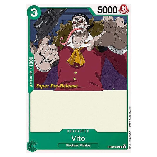 One Piece - ST-02: Starter Deck - Worst Generation - Super Pre-Release - Vito - ST02-002p