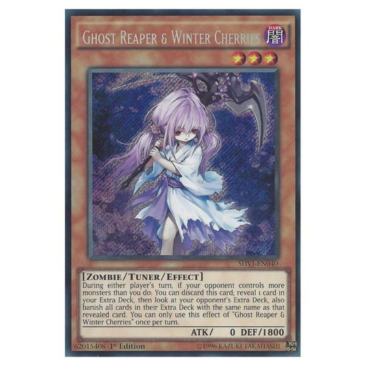 Yu-Gi-Oh! - Shining Victories - Ghost Reaper & Winter Cherries (Secret Rare) SHVI-EN040