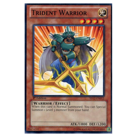Yu-Gi-Oh! - Starter Deck - Xyz Symphony - Trident Warrior (Common) YS12-EN012