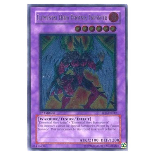 Yu-Gi-Oh! - Enemy of Justice - Elemental HERO Phoenix Enforcer (Ultimate Rare) EOJ-EN032