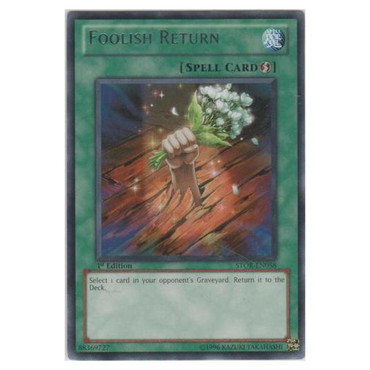 Yu-Gi-Oh! - Storm of Ragnarok - Foolish Return (Rare) STOR-EN058