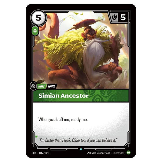 Riftbound: League of Legends TCG - Spiritforged - Simian Ancestor - 047/221