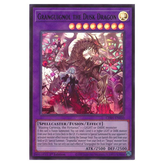 Yu-Gi-Oh! - The Chronicles Deck - The Fallen & The Virtuous - Granguignol the Dusk Dragon (Ultra Rare) - CH01-EN050