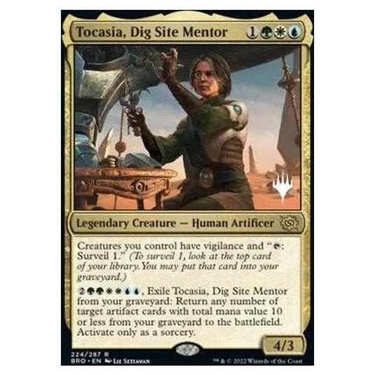Magic The Gathering - The Brothers' War Promos - Tocasia, Dig Site Mentor - 224/287