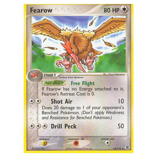 Pokemon - EX Series - FireRed & LeafGreen - Fearow - 24/112