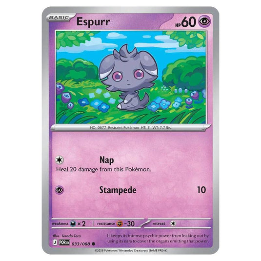 Pokemon - Mega Evolution - Perfect Order - Espurr - 033/088