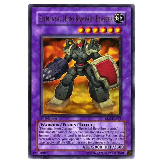 Yu-Gi-Oh! - Elemental Energy - Elemental HERO Rampart Blaster (Ultra Rare) EEN-EN033