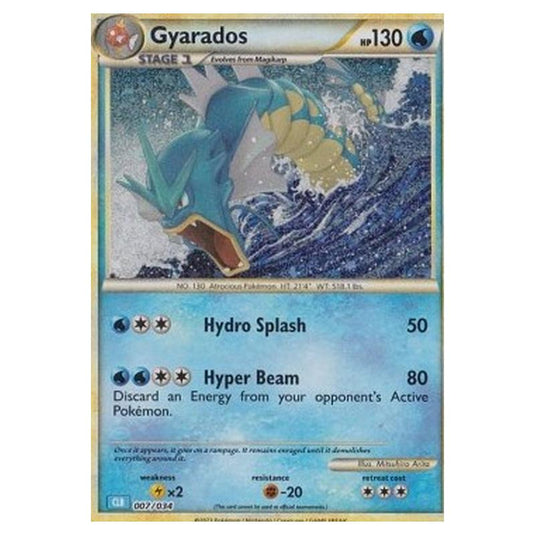 Pokemon - Pokémon Trading Card Game Classic - Blastoise & Suicune ex Deck - Gyarados 007