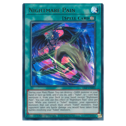 Nightmare Pain 25LP-EN005a card from the Yu-Gi-Oh! set World Championship 2025 - Limited Pack