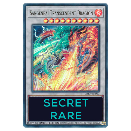 Sangenpai Transcendent Dragion 25LP-EN007b card from the Yu-Gi-Oh! set World Championship 2025 - Limited Pack