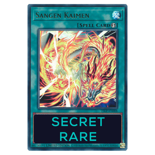 Sangen Kaimen 25LP-EN008b card from the Yu-Gi-Oh! set World Championship 2025 - Limited Pack