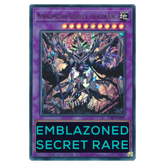 Mementomictlan Tecuhtlica - Creation King 25LP-EN009d card from the Yu-Gi-Oh! set World Championship 2025 - Limited Pack