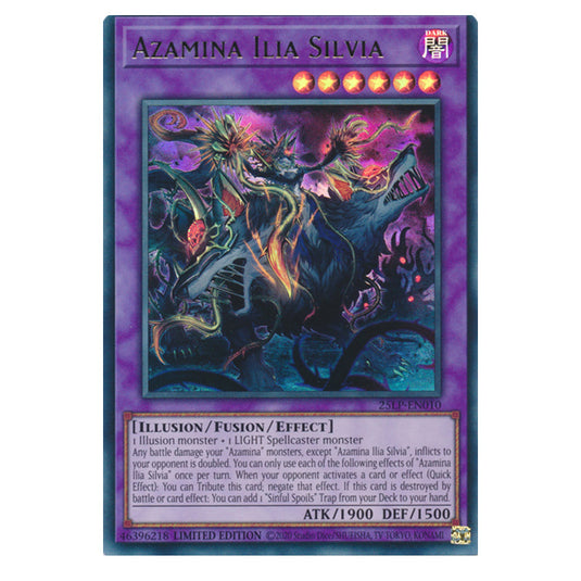 Azamina Ilia Silvia 25LP-EN010a card from the Yu-Gi-Oh! set World Championship 2025 - Limited Pack