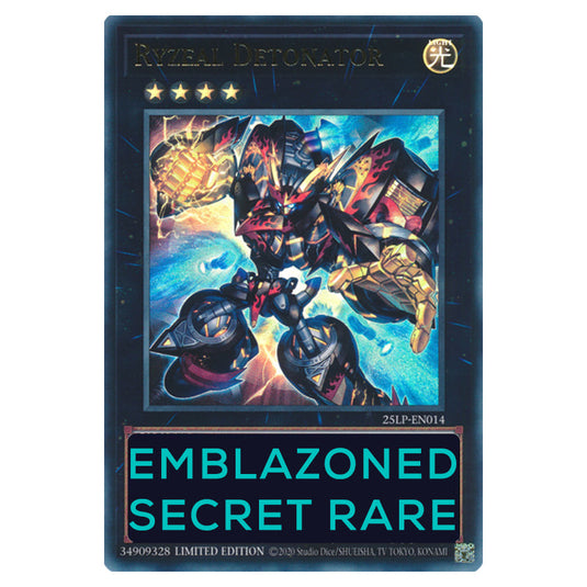 Ryzeal Detonator 25LP-EN014d card from the Yu-Gi-Oh! set World Championship 2025 - Limited Pack