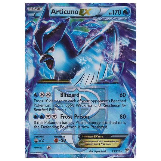 Pokemon - Black & White - Plasma Storm - Articuno-EX - 025/135