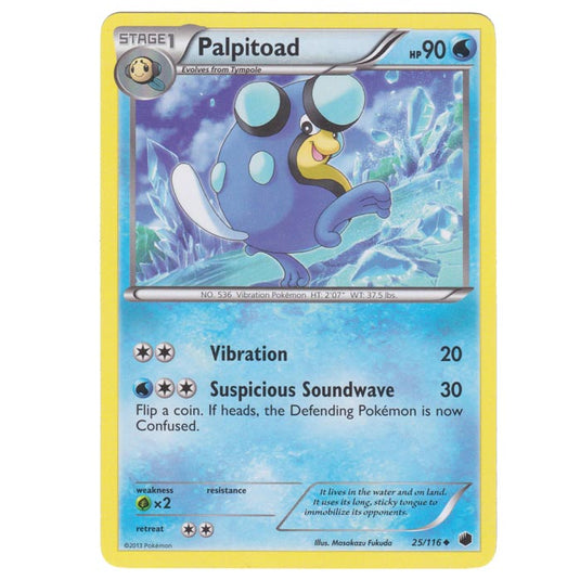 Pokemon - Black & White - Plasma Freeze - Palpitoad - 25/116