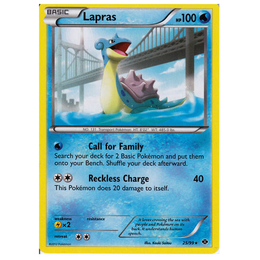 Pokemon - Black & White - Next Destinies - Lapras 25/99