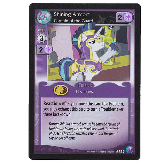 MLP - Canterlot Nights - Foil - Shining Armor, Captain of the Guard - #f25