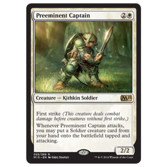 Magic the Gathering - M15 Core Set - Preeminent Captain - 25/269