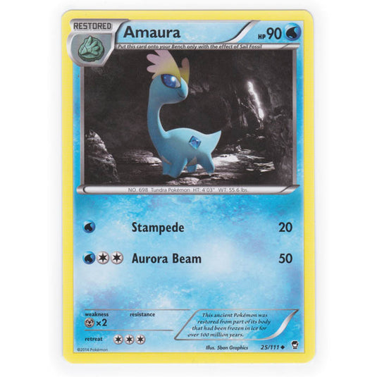 Pokemon - XY Furious Fists - Amaura - 25/111