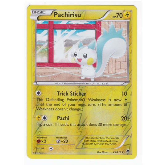 Pokemon - XY Phantom Forces - (Reverse Holo) - Pachirisu - 25/119