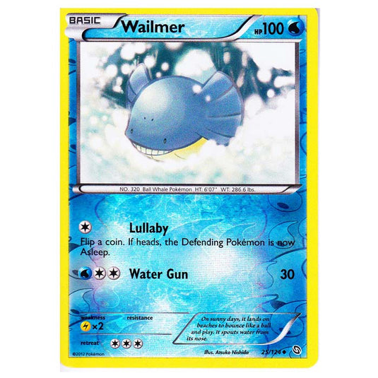 Pokemon - Black & White - Dragons Exalted - (Reverse Holo) Wailmer - 25/124