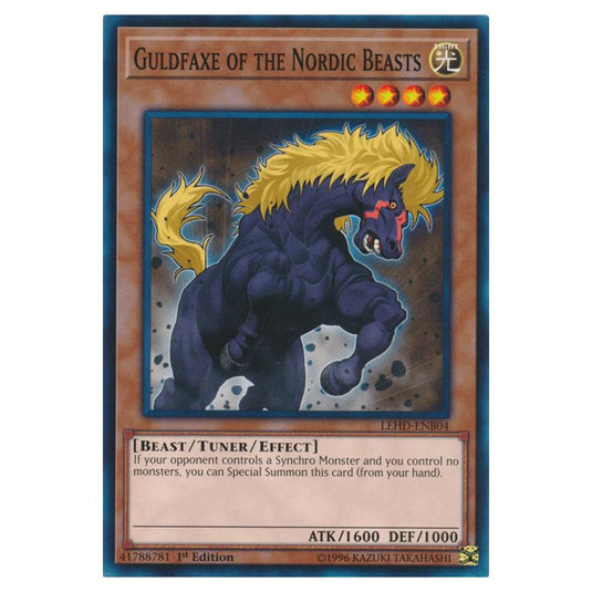 Yu-Gi-Oh! - Legendary Hero Decks - Guldfaxe of the Nordic Beasts (Common) LEHD-ENB04