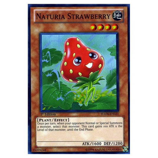 Yu-Gi-Oh! - Hidden Arsenal 4 - Trishula's Triumph - Naturia Strawberry (Super Rare) HA04-EN021