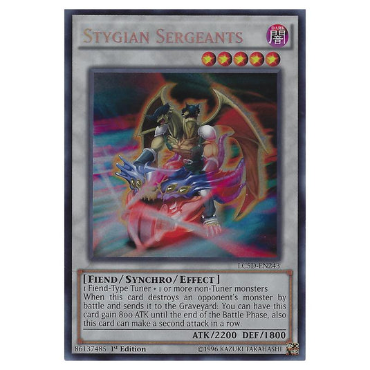 Yu-Gi-Oh! - Legendary Collection 5D's Mega Pack - Stygian Sergeants (Secret Rare) LC5D-EN243