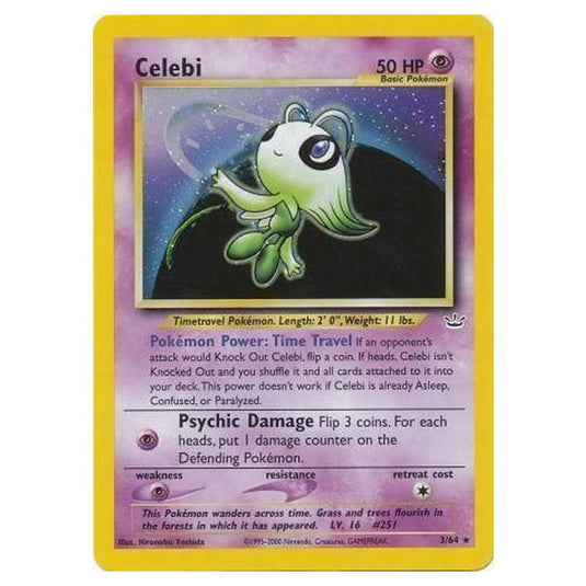 Pokemon - Neo Revelation - Celebi - 03/64/64