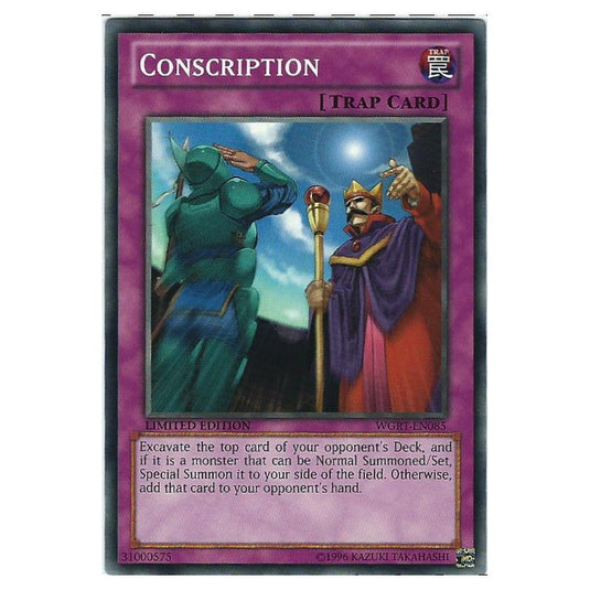 Yu-Gi-Oh! - War of the Giants Reinforcements - Conscription (Common) WGRT-EN085